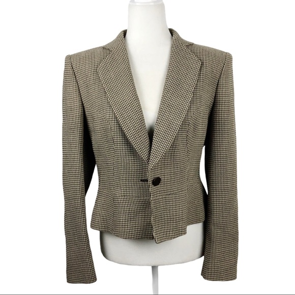 Giorgio Armani Le Collezione Checkered Jacket 10 - Picture 1 of 16